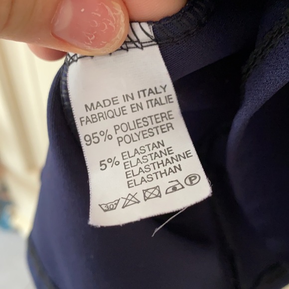 Navy and White Italian Romper - Picture 2 of 6